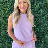 Sleeveless Knit Top Set