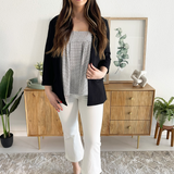 Solid Boyfriend Blazer W/ Princess Darts
