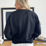 Soft Texture Relaxed Fit Sweatshirt