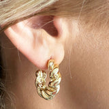 Ralston Twisted Hoop Earring