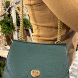 Lottie Twist Lock Crossbody Bag