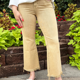 Hannah Crop Flare w/ Fray 28" Ins