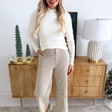 Striped Wide Leg Pants