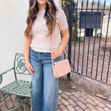 Ryan High Rise Fab Ab Super Wide Leg Raw Hem