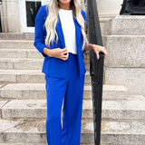 Recycled Shirred Sleeve Blazer