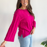 Long Sleeve Boat Neck Sweater
