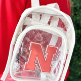 NCAA Nebraska Cornhusker Clear Mini Backpack