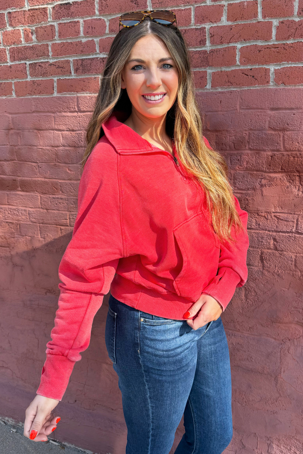 Quarter Zip Sweatshirt