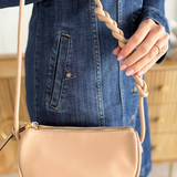 Annaka Shaped Crossbody w/ Knotted Strap
