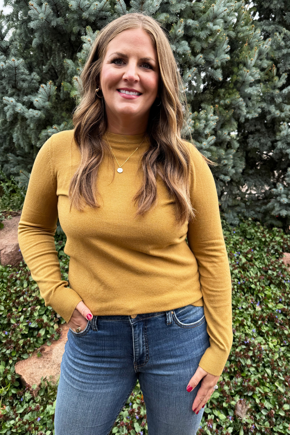 Basic Crew Neck Soft Knit Sweater