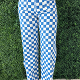 Demi Checkered Bottoms w/ Elastic Band
