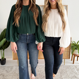 Pleated Woven Top