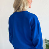 Soft Texture Relaxed Fit Sweatshirt