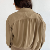 Zip Up Dolman Jacket