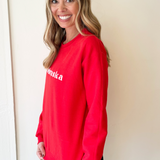 Nebraska Embroidered Crewneck Sweatshirt