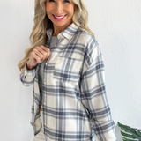River Plaid Button Up