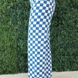 Demi Checkered Bottoms w/ Elastic Band