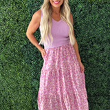 Knit to Woven Tank Dress