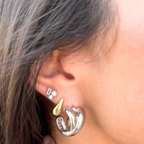 Intertwined Hoop Earrings