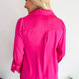 Collared 3/4 Sleeve Top