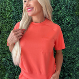 Lightweighted Signature Soft Short Sleeve Top