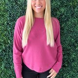 Dolman Boat Neck Light Sweater