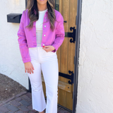 Colored Denim Jacket