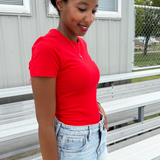 Short Sleeve Roundneck Bodysuit