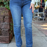 Kelsey High Rise Fab Ab Ankle Flare With Wide Hem
