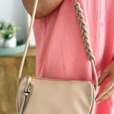 Annaka Shaped Crossbody w/ Knotted Strap