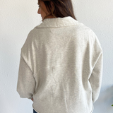 Oversized Half-Zip Sweatshirt