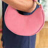Baghdad Half-Moon Crossbody w/ Convertible Snap