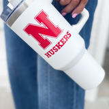 Huskers Stainless Steel Travel Mug