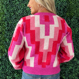 Stair Step Knit Sweater