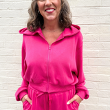 Brushed Modal Hooded Jacket