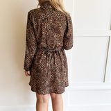 Ombre Animal Belt Dress