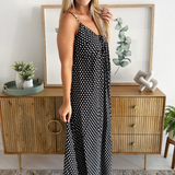Polka Dot Tie Back Dress
