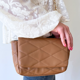 Prague Quilted Crossbody w/ Chain Strap