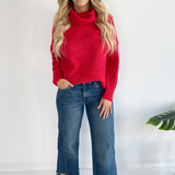 Long Oversized Turtleneck Sweater