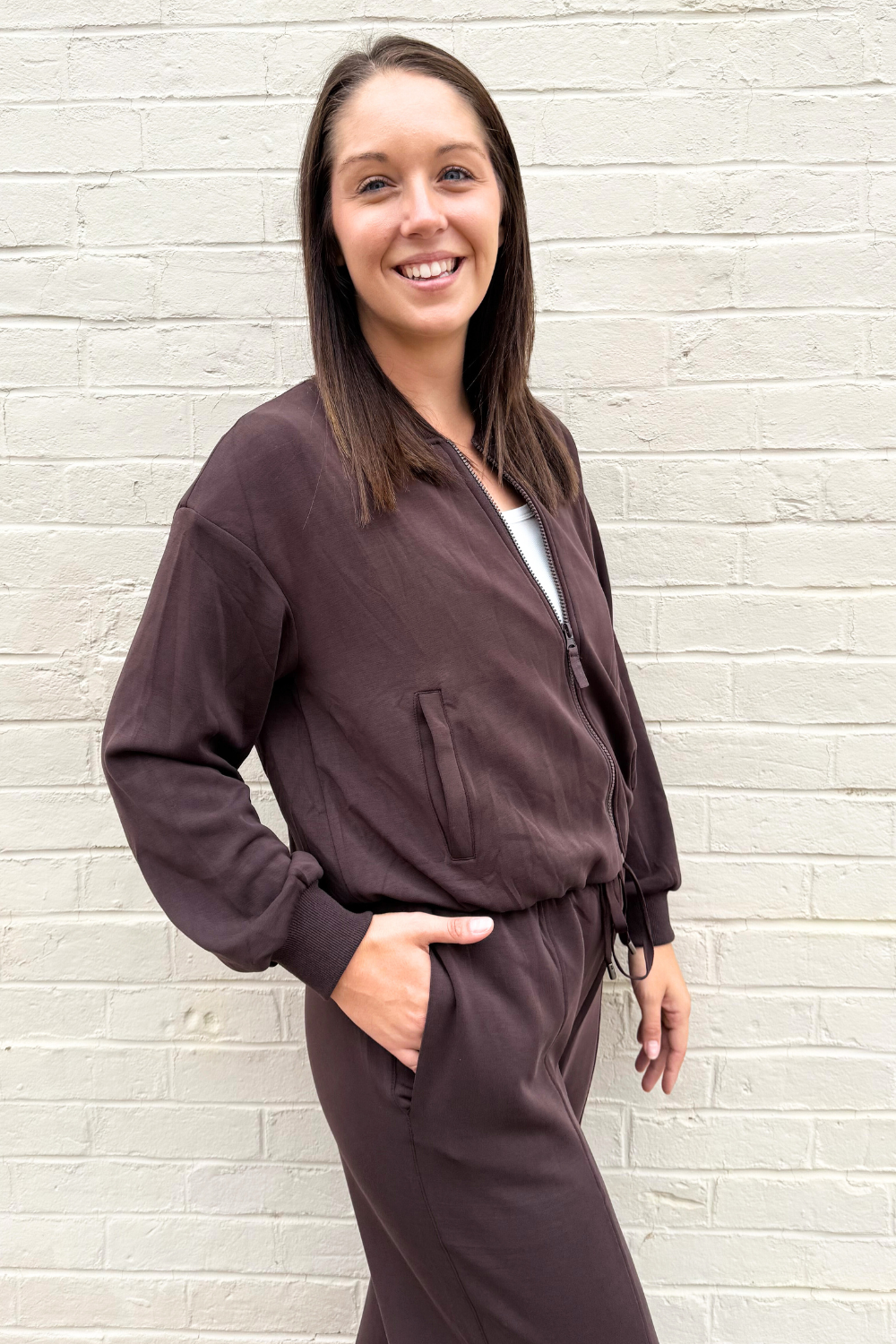 Soft Modal Bomber Jacket