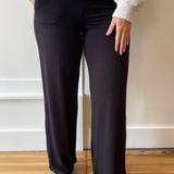 French Terry Wide Leg Pants