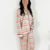 Christmas Satin Pajama Set