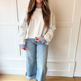 Meg High Rise Fab Ab Wide Legs Roll Up Regular Hem