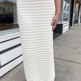 Cotton Crochet Knit Skirt