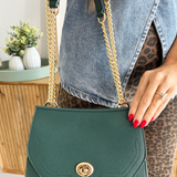 Lottie Twist Lock Crossbody Bag