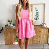 Contrast Tank Mini Dress