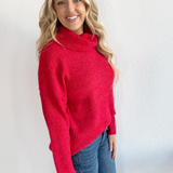 Long Oversized Turtleneck Sweater