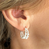 Beaded Hoop Earrings