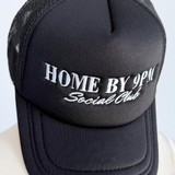 Home By 9pm Trucker Hat