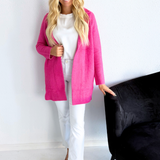 Long Sleeve Open Front Sweater Coat